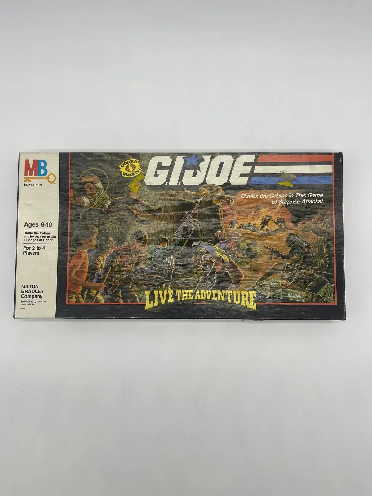 1986 Gi Joe Live The Adventure Board Game 1