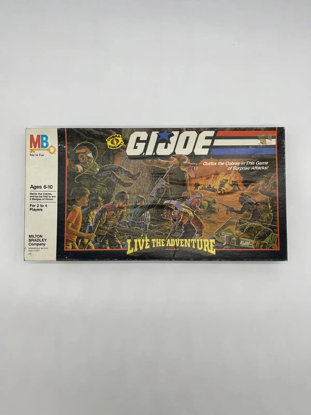 1986 Gi Joe Live The Adventure Board Game 1