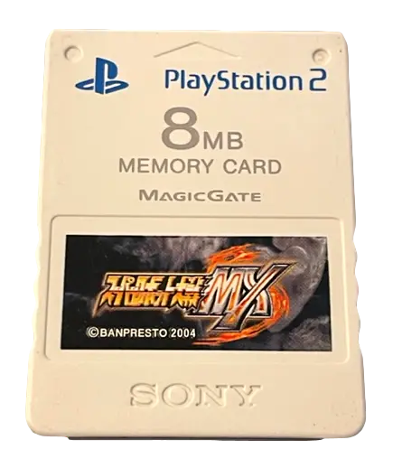 Super Robot Wars Mx Magic Gate Sony Ps2 Memory Card Playstation 2 8Mb (Preowned) 1