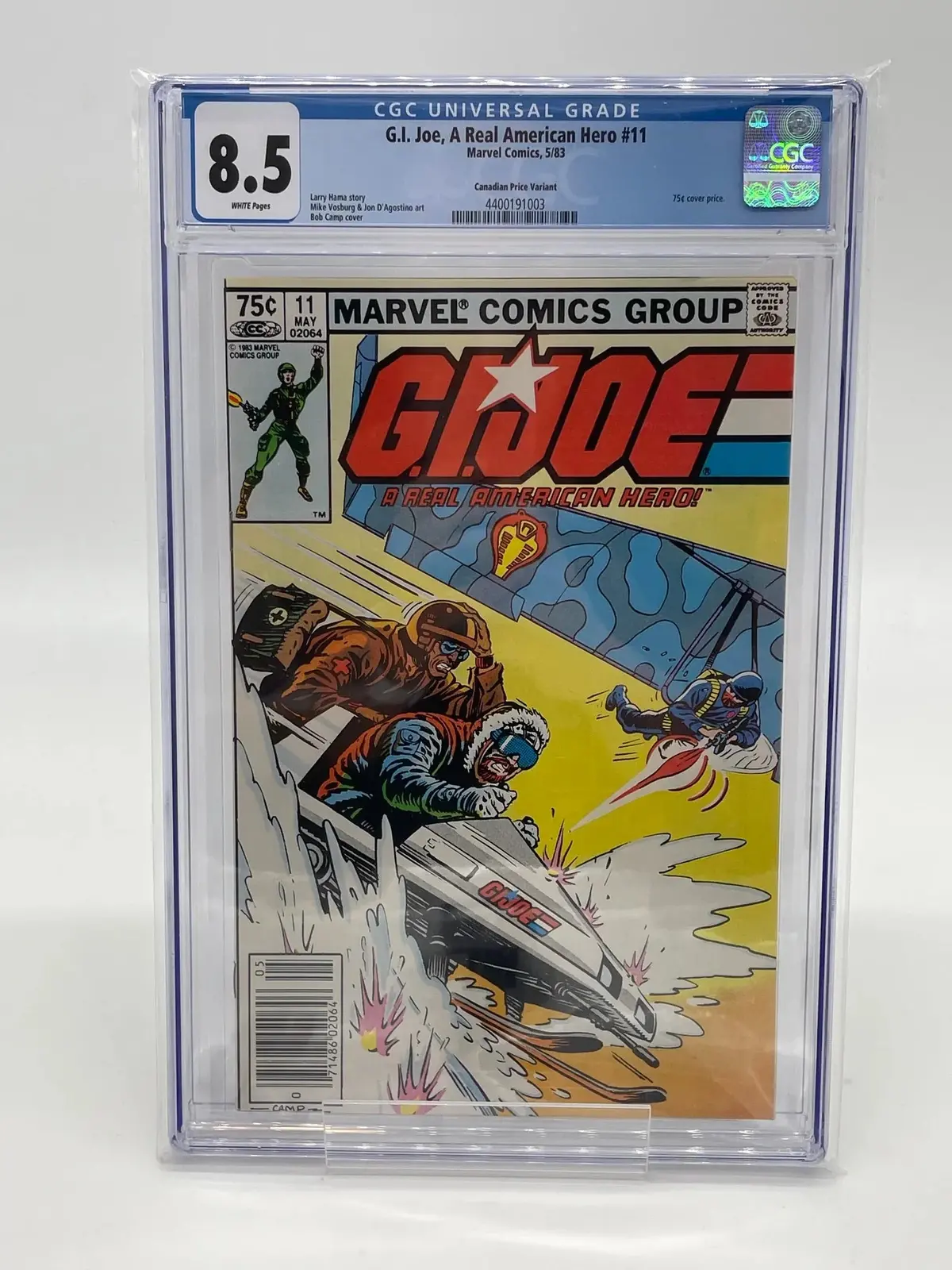 G.I. Joe #11 Cgc 8.5 1