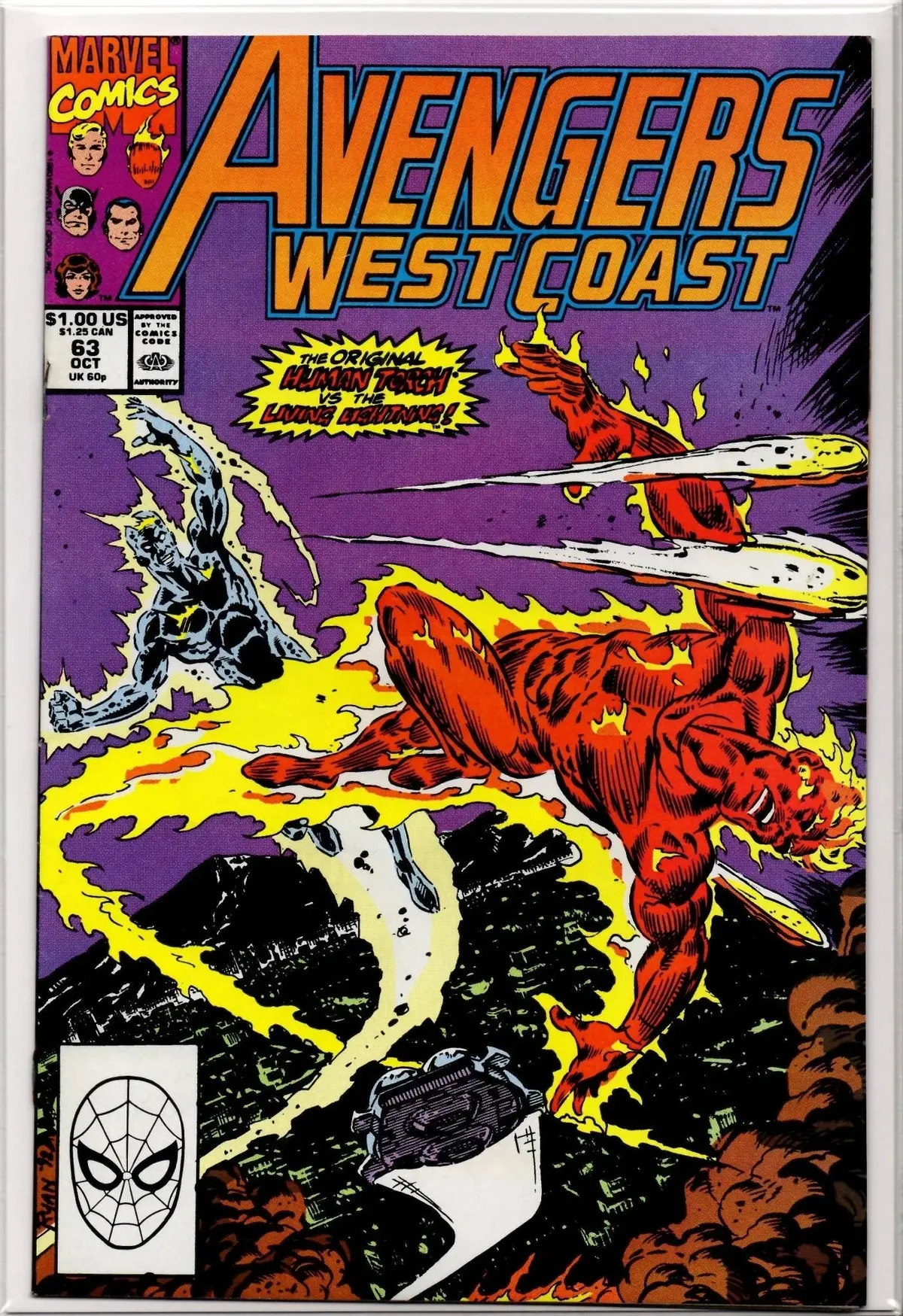 Avengers West Coast #63 1