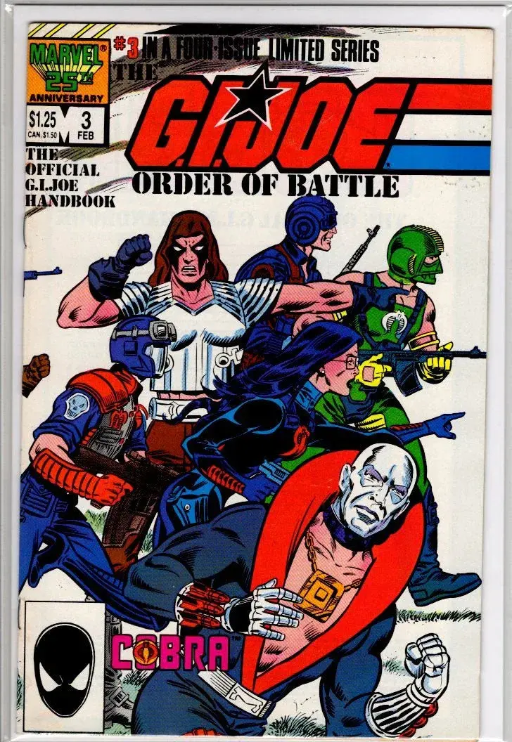 Gi Joe Order Of Battle #3 1