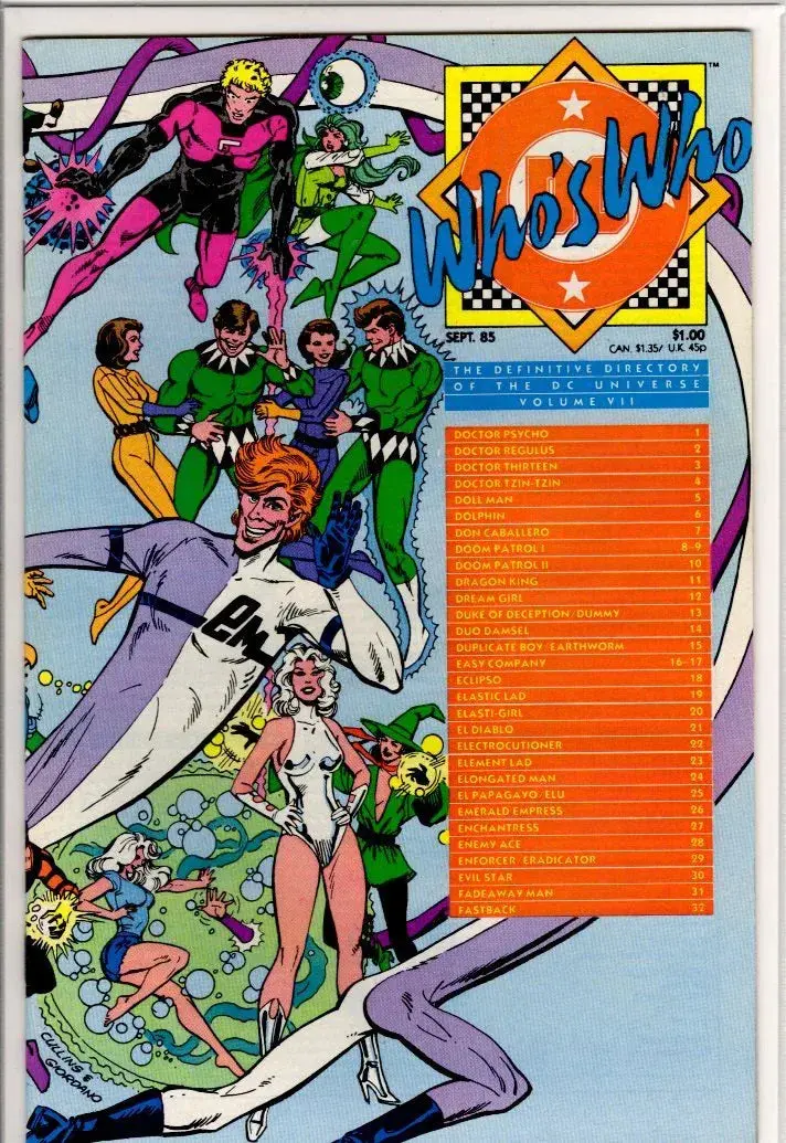 Dc's Who's Who Volume 7 1