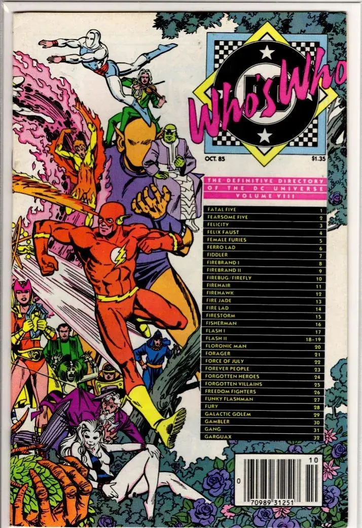 Dc's Who's Who Volume 8 1