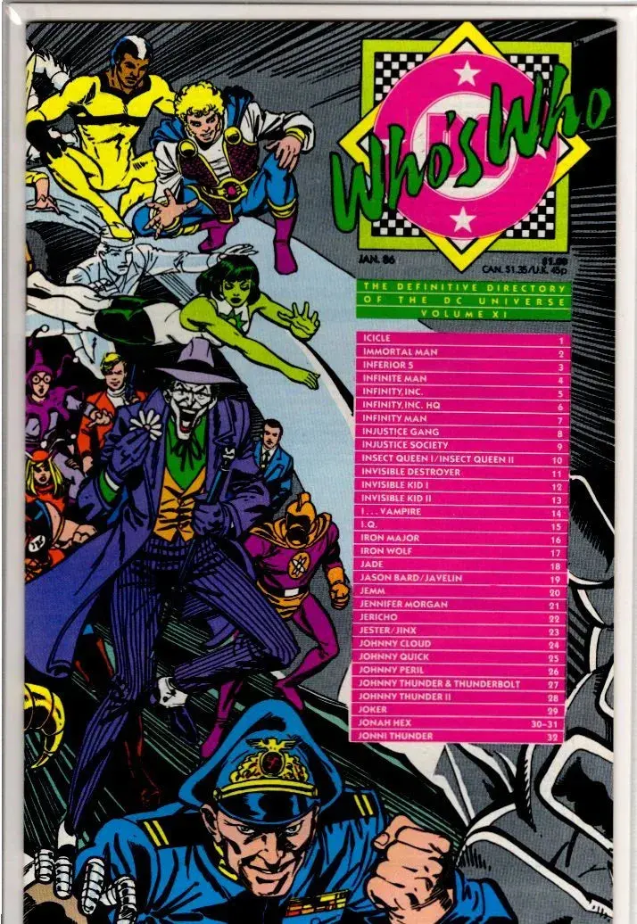 Dc's Who's Who Volume 11 1