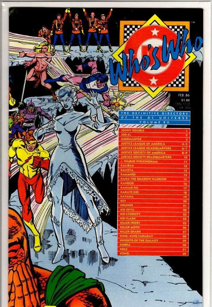 Dc's Who's Who Volume 12 1