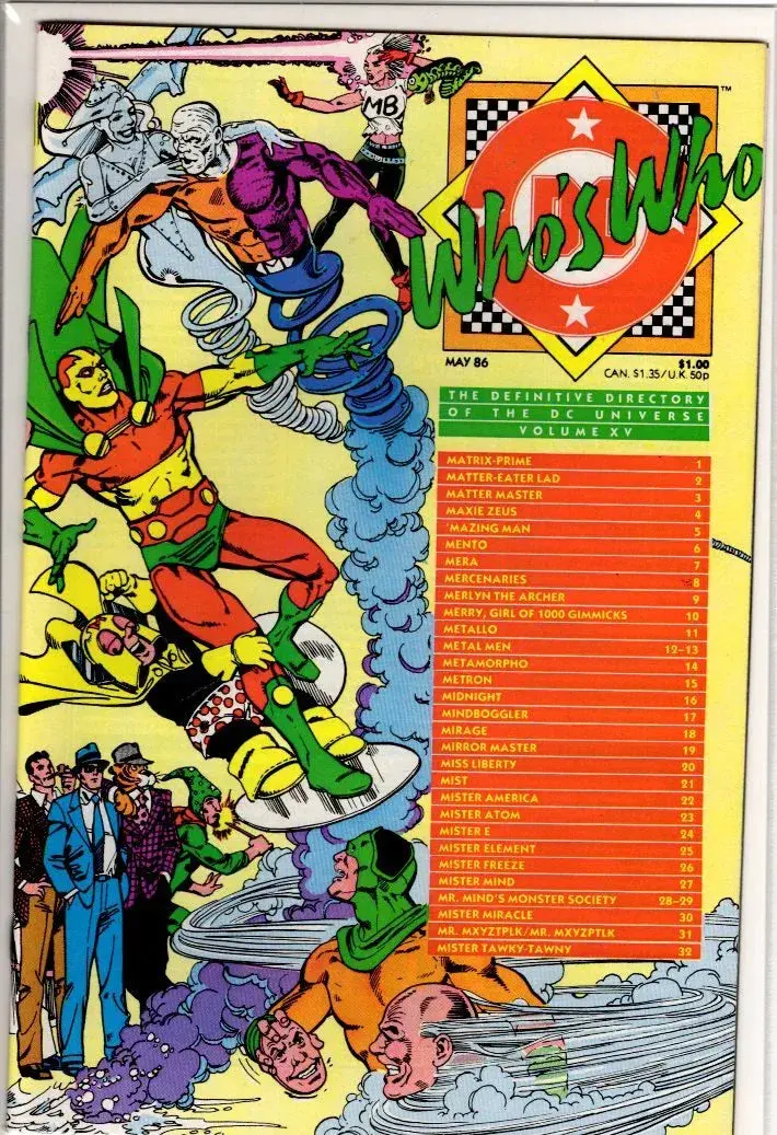 Dc's Who's Who Volume 15 1