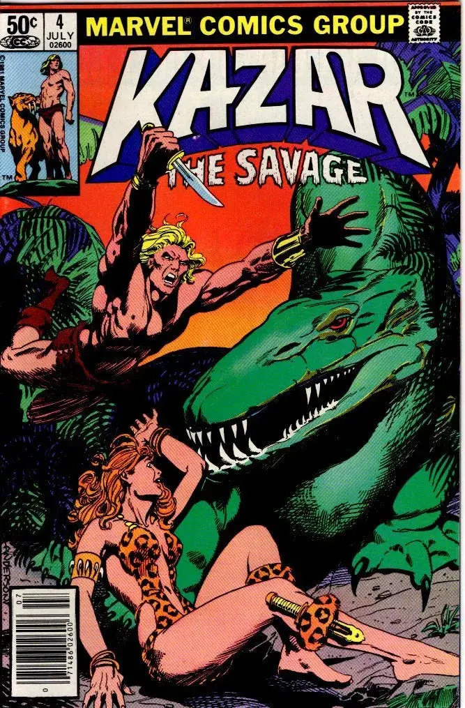 Kazar The Savage #4 1