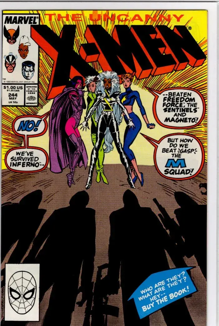 Uncanny X-Men #244 1