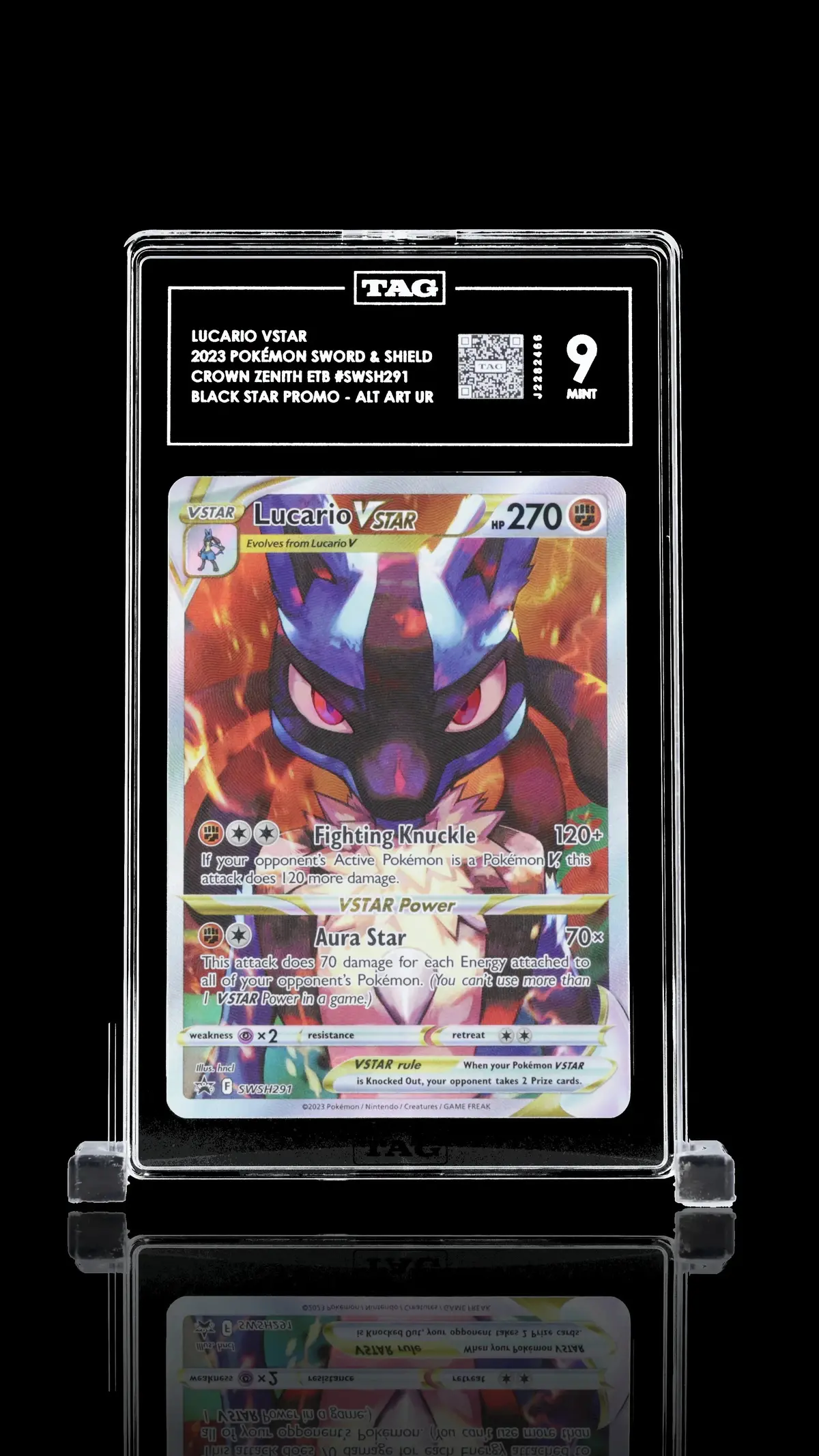 Tag 9 -Lucario Vstar #Swsh291 Promo 1