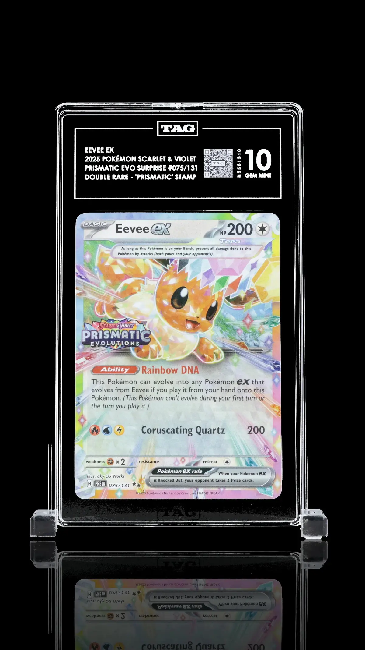Tag 10 -Eevee Ex #075 Stamped 1