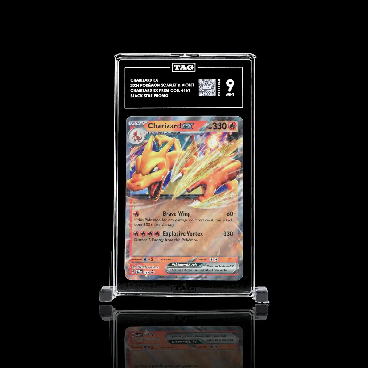 Tag 9.0 - Charizard Ex #161 1