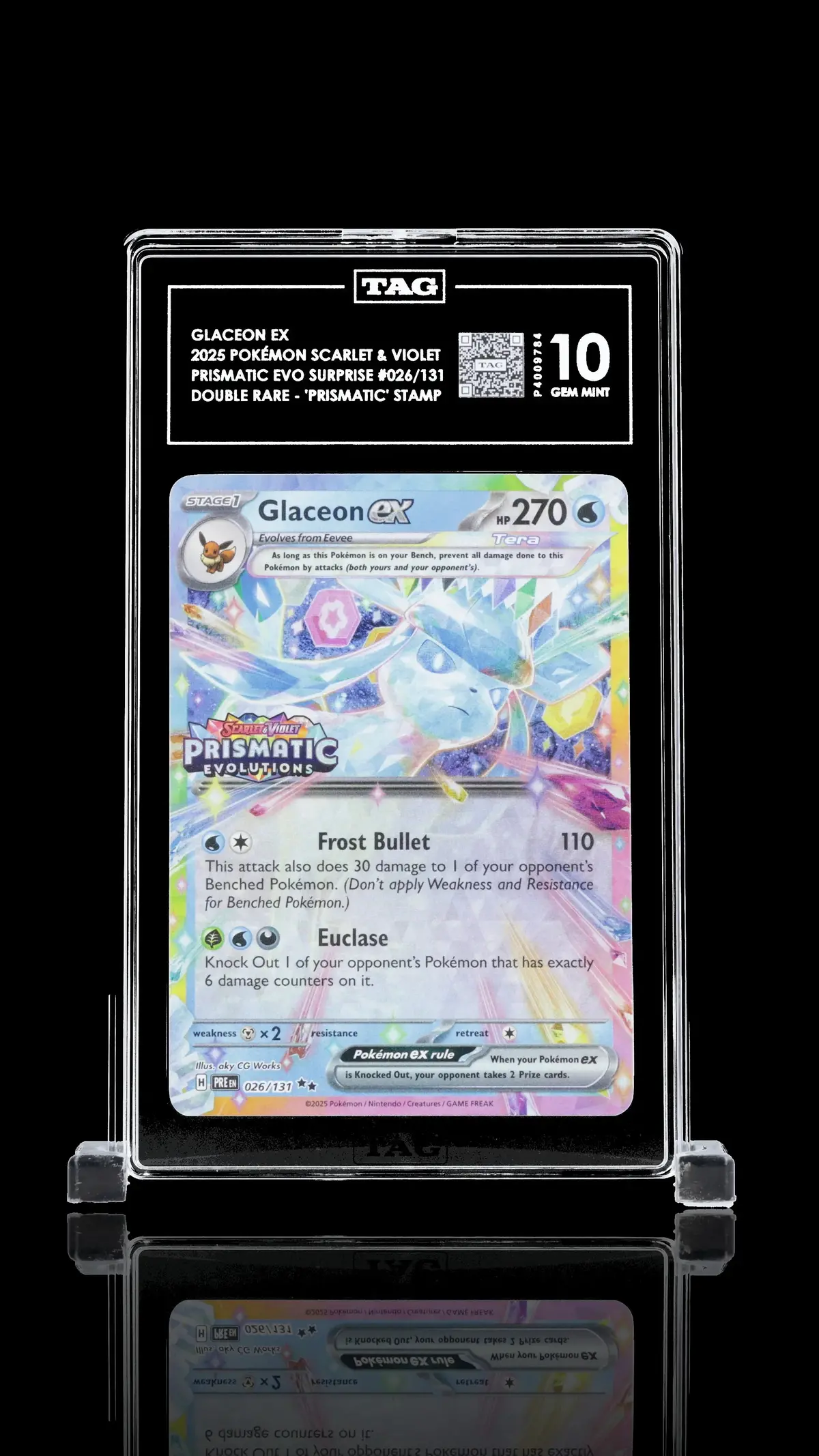 Tag 10 - Glaceon Ex #026 Stamped 1
