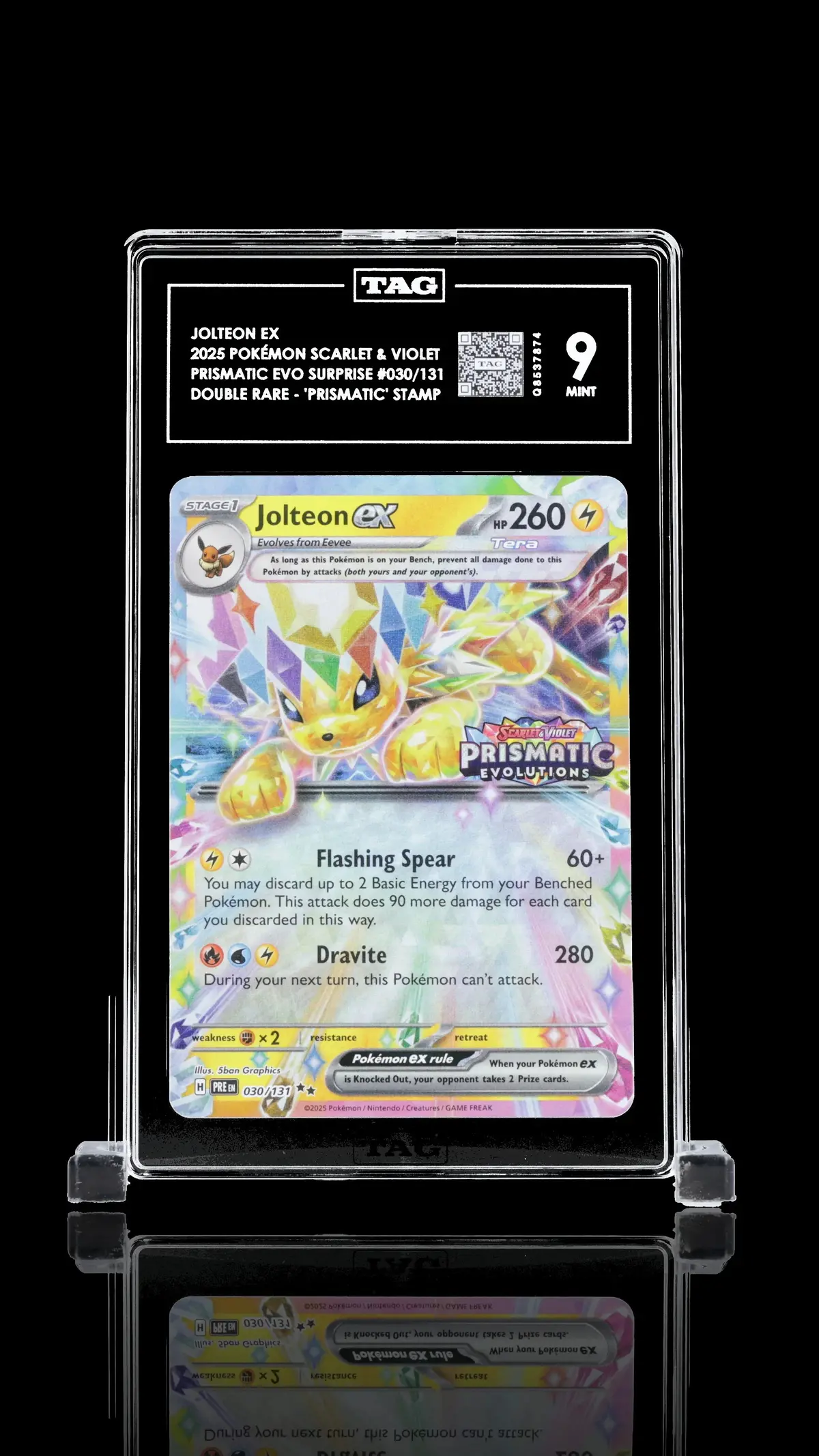 Tag 9 - Jolteon Ex #030 Stamped 1