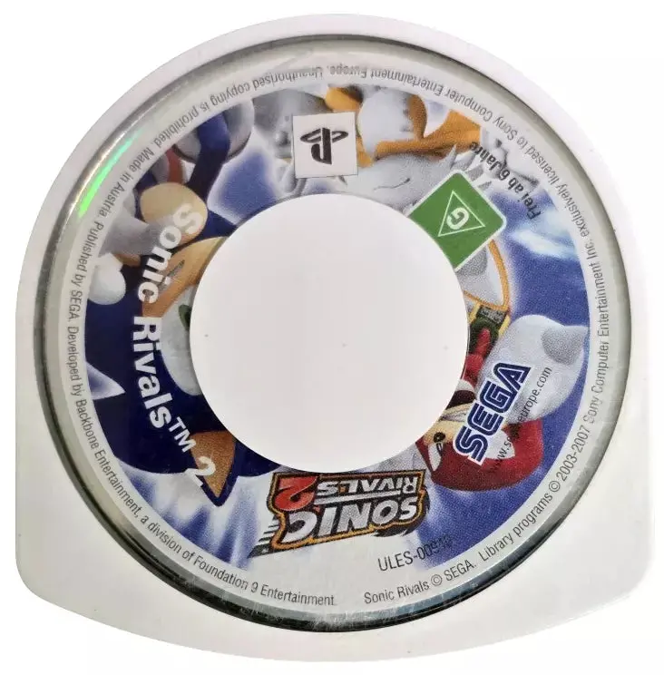 Sonic Rivals 2 Sony Psp Game Disc Only (Preowned) 1