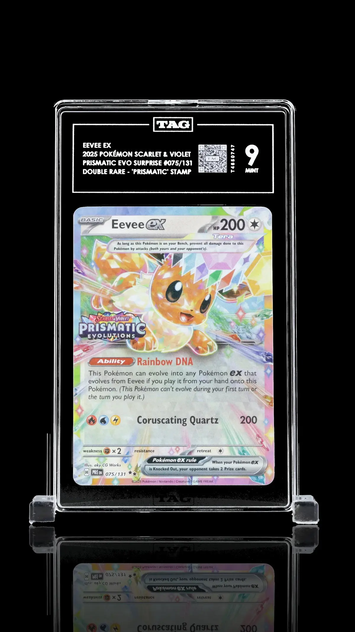 Tag 9 - Eevee Ex #075 Stamped 1