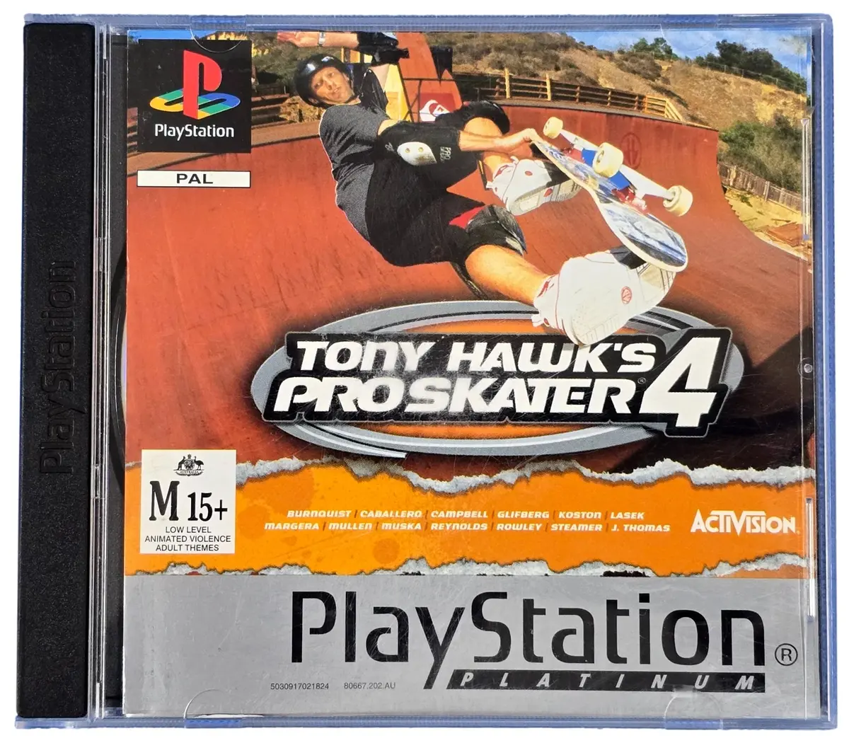 Tony Hawk's Pro Skater 4 (Platinum) Pal Ps1 Ps2 Ps3 *Complete* Playstation (Preowned) 1