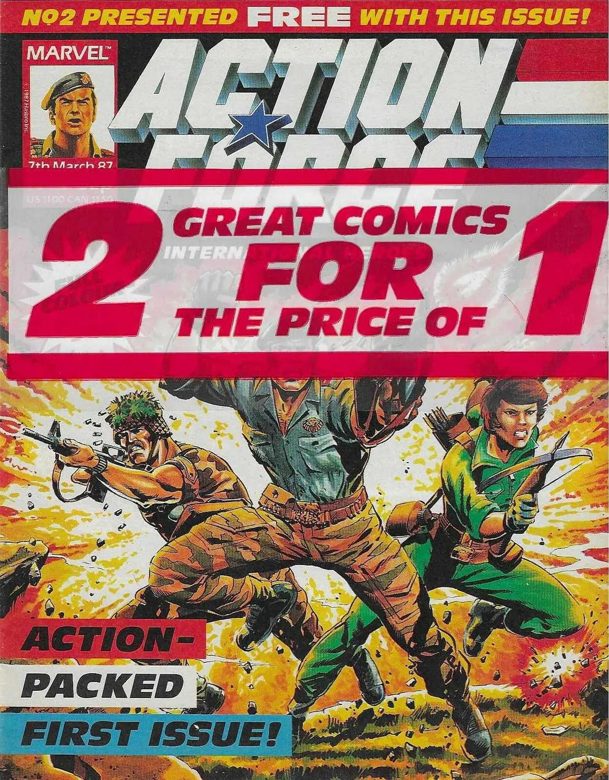 Marvel Uk: Action Force #1 & 2 1
