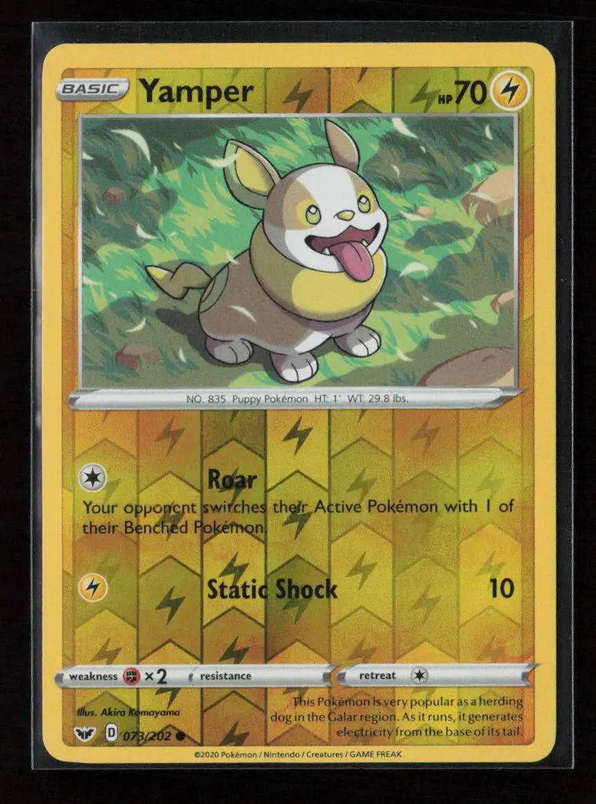 Yamper (073) Common Swsh01: Sword & Shield Base Set 073/202 Nm 1