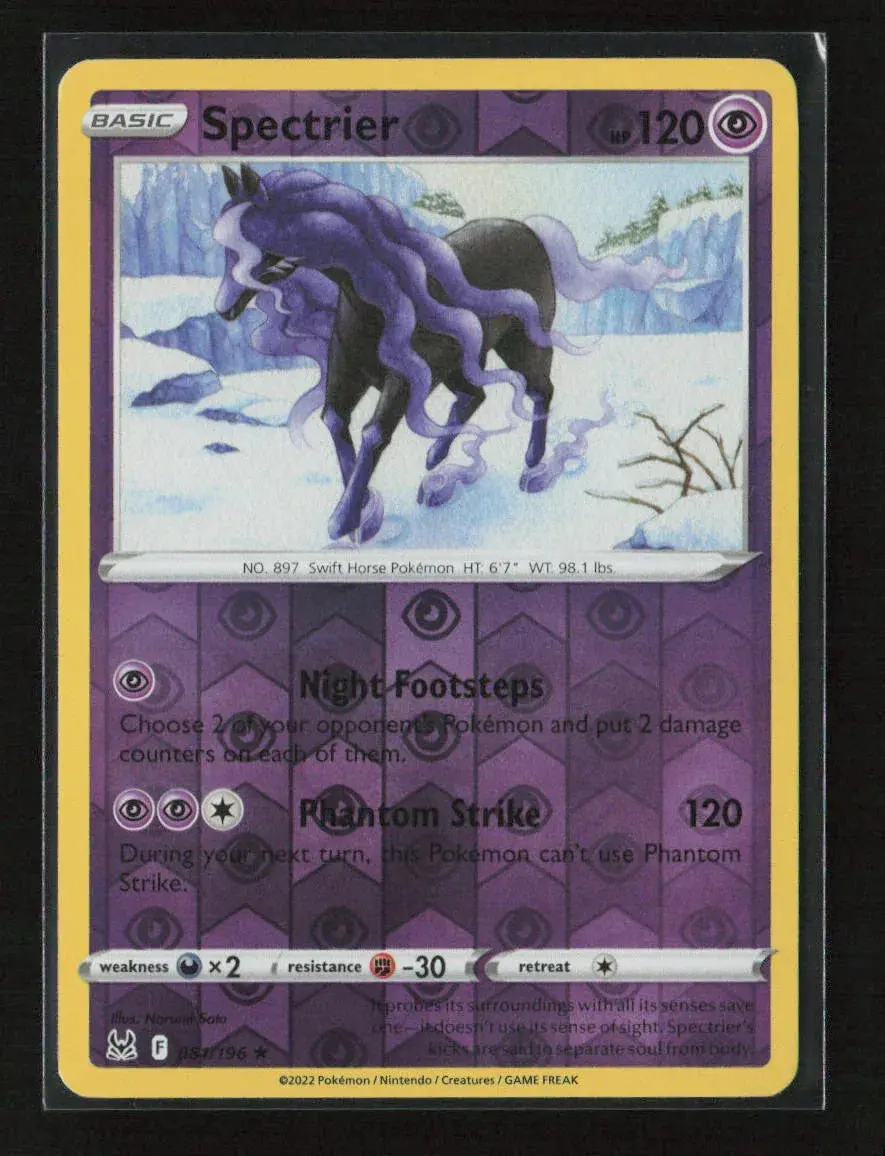 Spectrier Holo Rare Swsh11: Lost Origin 081/196 Nm 1