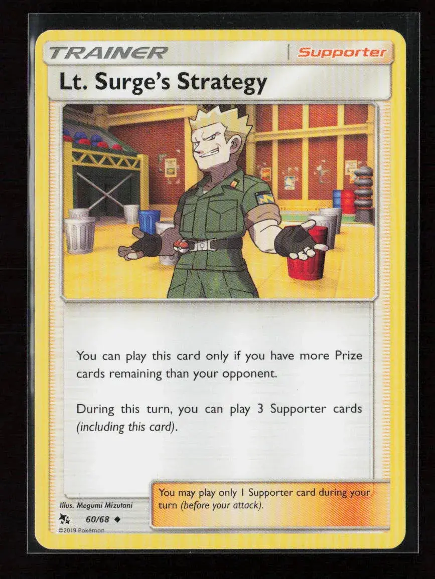 Lt. Surge's Strategy Uncommon Hidden Fates 60/68 Lp 1