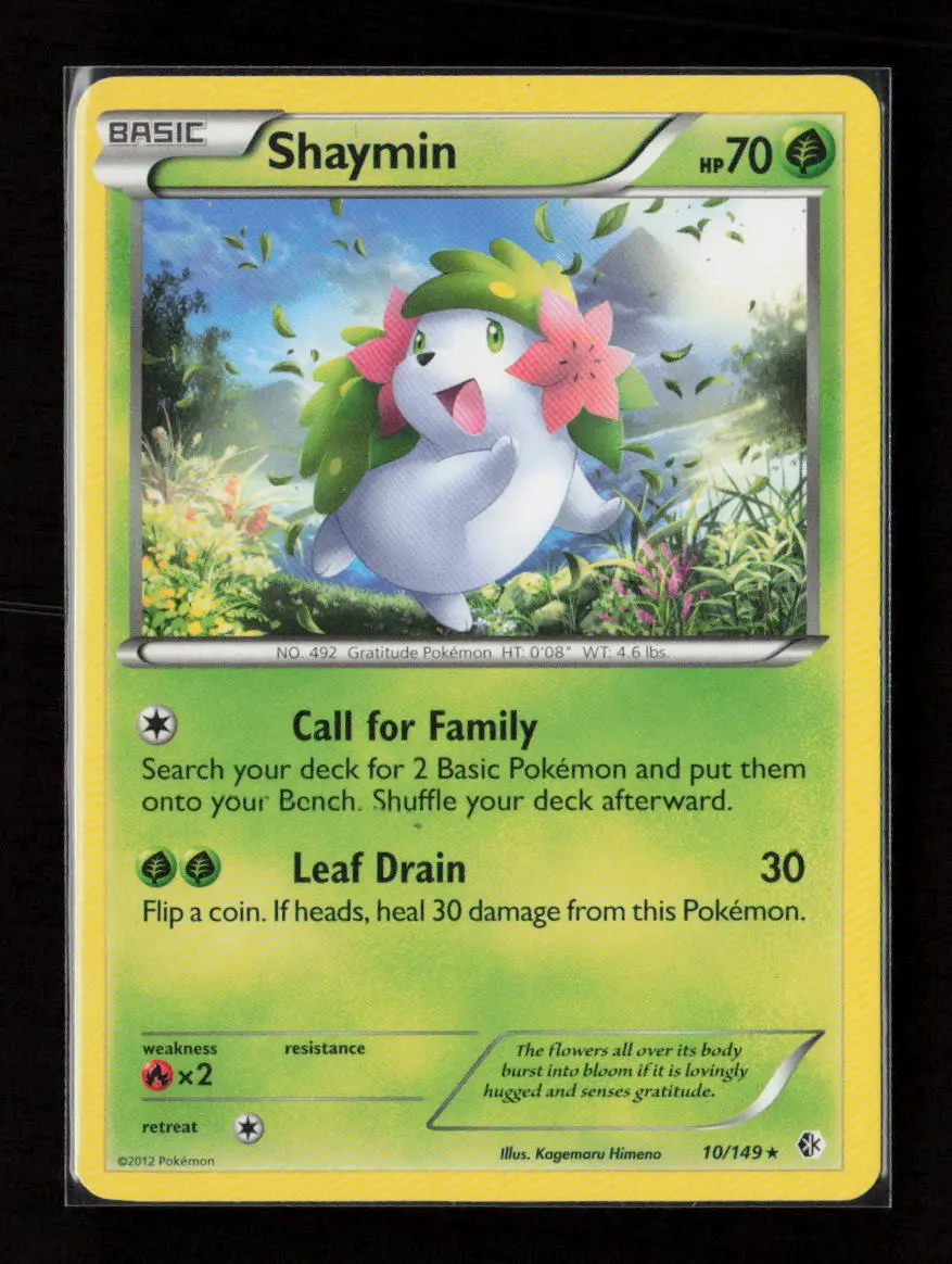 Shaymin Rare Boundaries Crossed 10/149 Lp 1