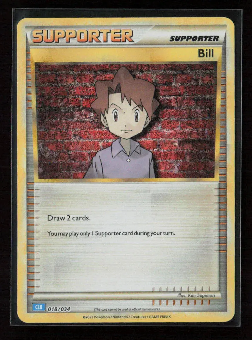Bill (Clb) Classic Collection Trading Card Game Classic 018/034 Nm 1