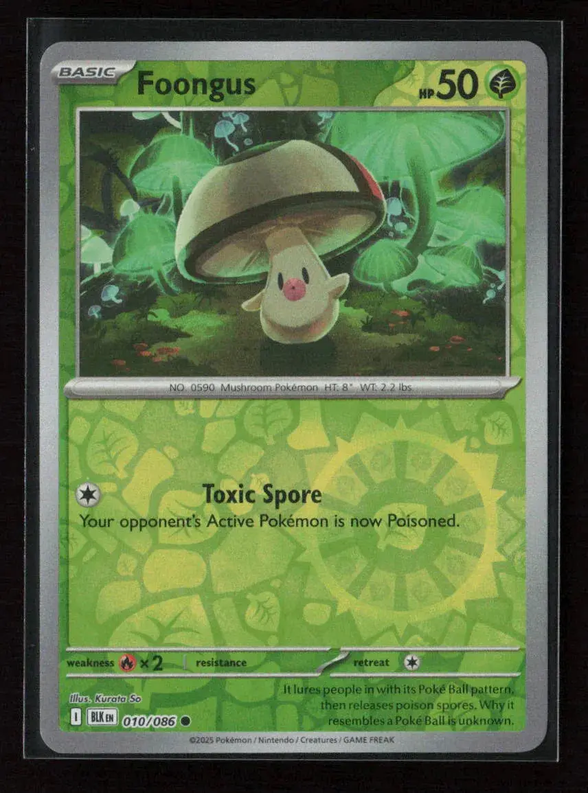 Foongus Common Sv: Black Bolt 010/086 Nm 1