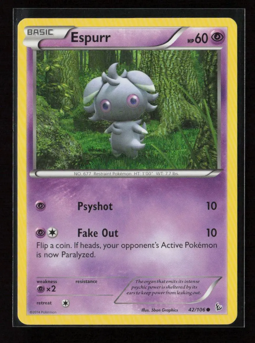 Espurr Common Xy - Flashfire 42/106 Lp 1