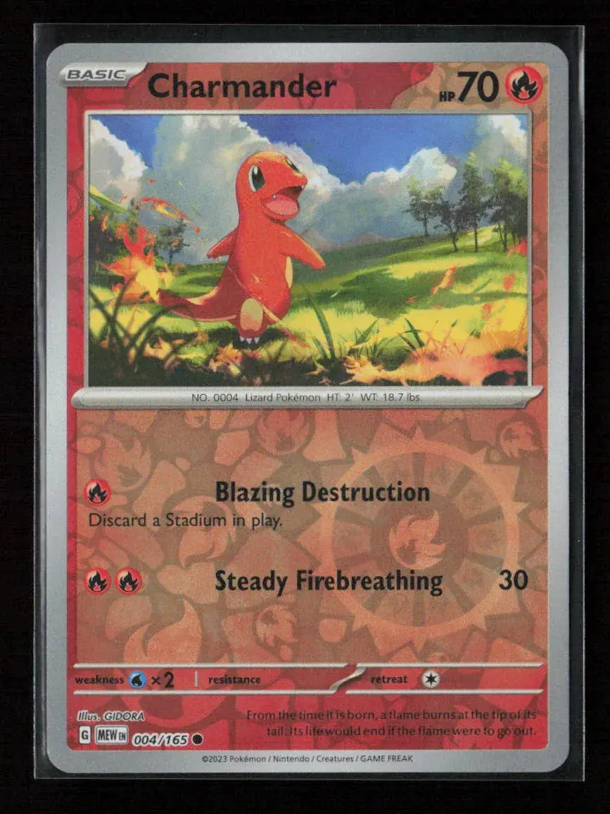 Charmander - Common Sv: Paldean Fates 007/091 Nm 1