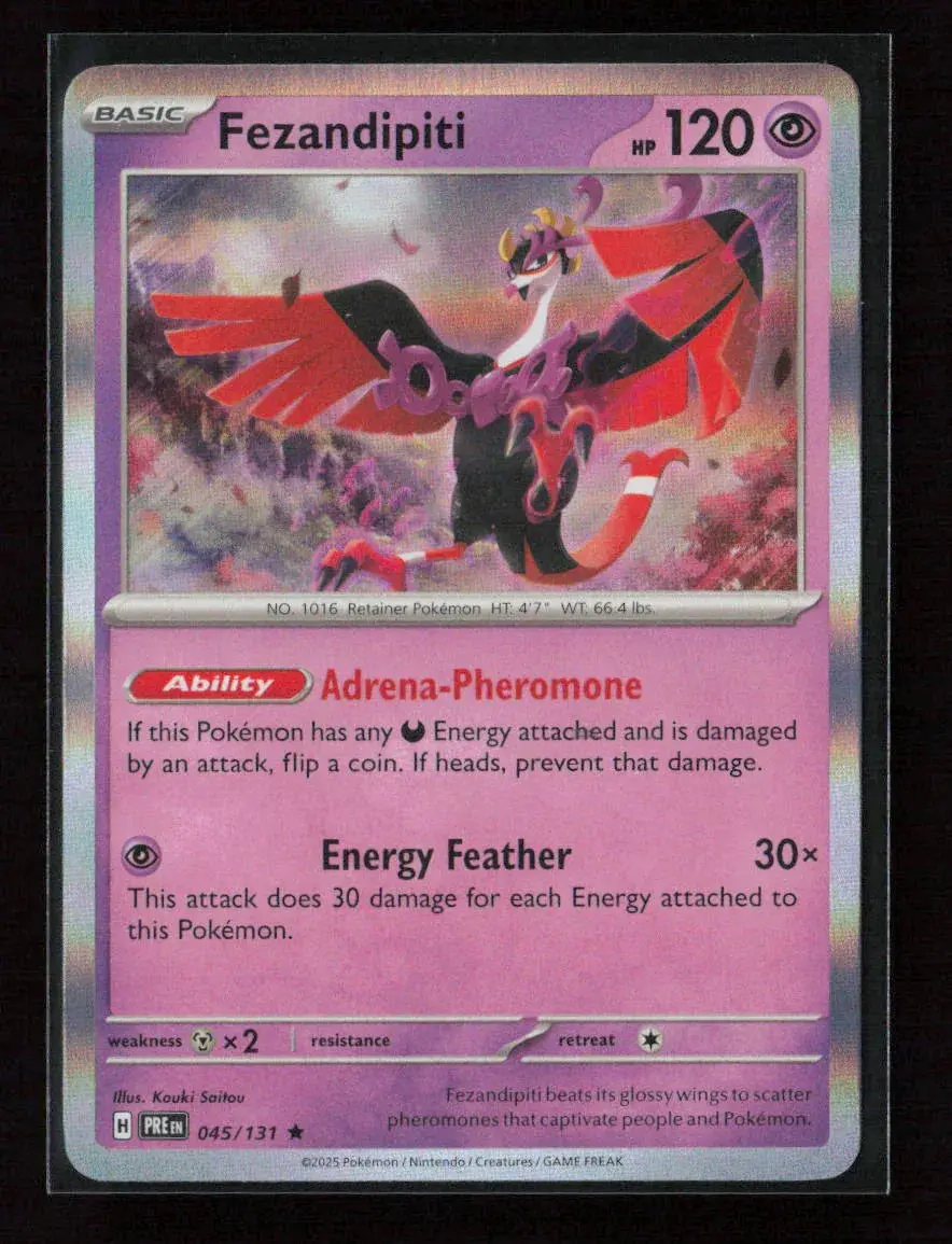 Fezandipiti Rare Sv: Prismatic Evolutions 045/131 Nm 1