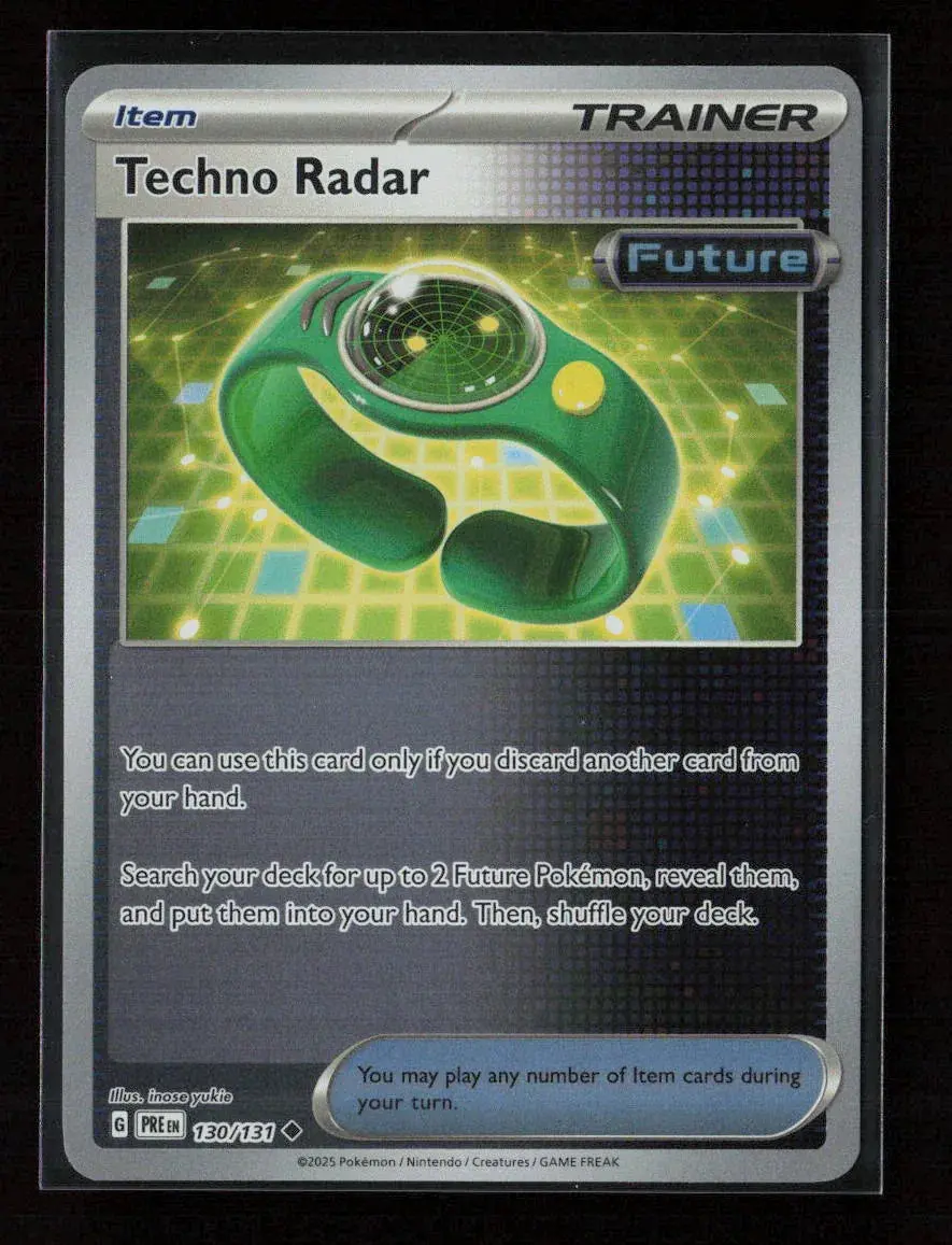 Techno Radar Uncommon Sv: Prismatic Evolutions 130/131 Nm 1