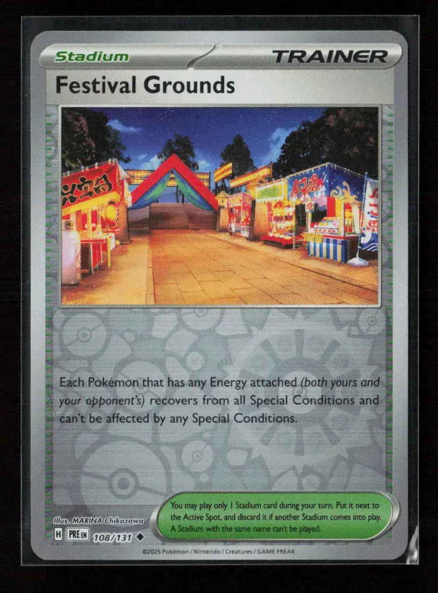 Festival Grounds Uncommon Sv: Prismatic Evolutions 108/131 Nm 1