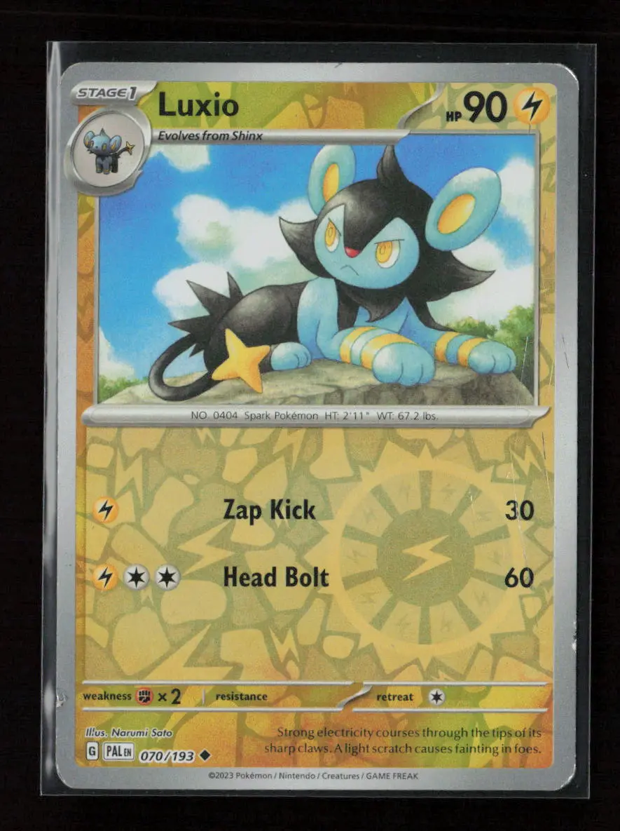 Luxio Uncommon Sv02: Paldea Evolved 070/193 Nm 1