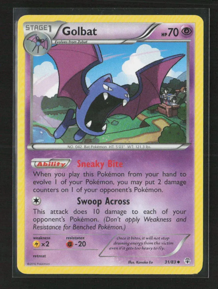 Golbat Uncommon Generations 31/83 Nm 1