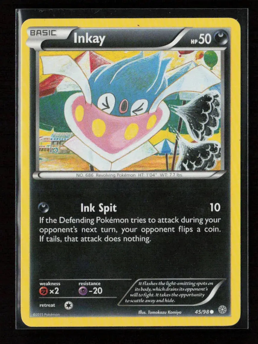 Inkay Common Xy - Ancient Origins 45/98 Nm 1