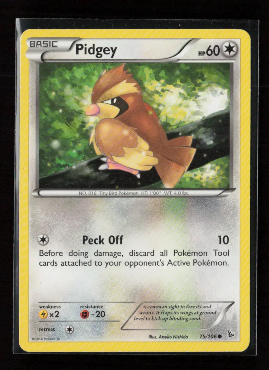 Pidgey Common Xy - Flashfire 75/106 Mp 1
