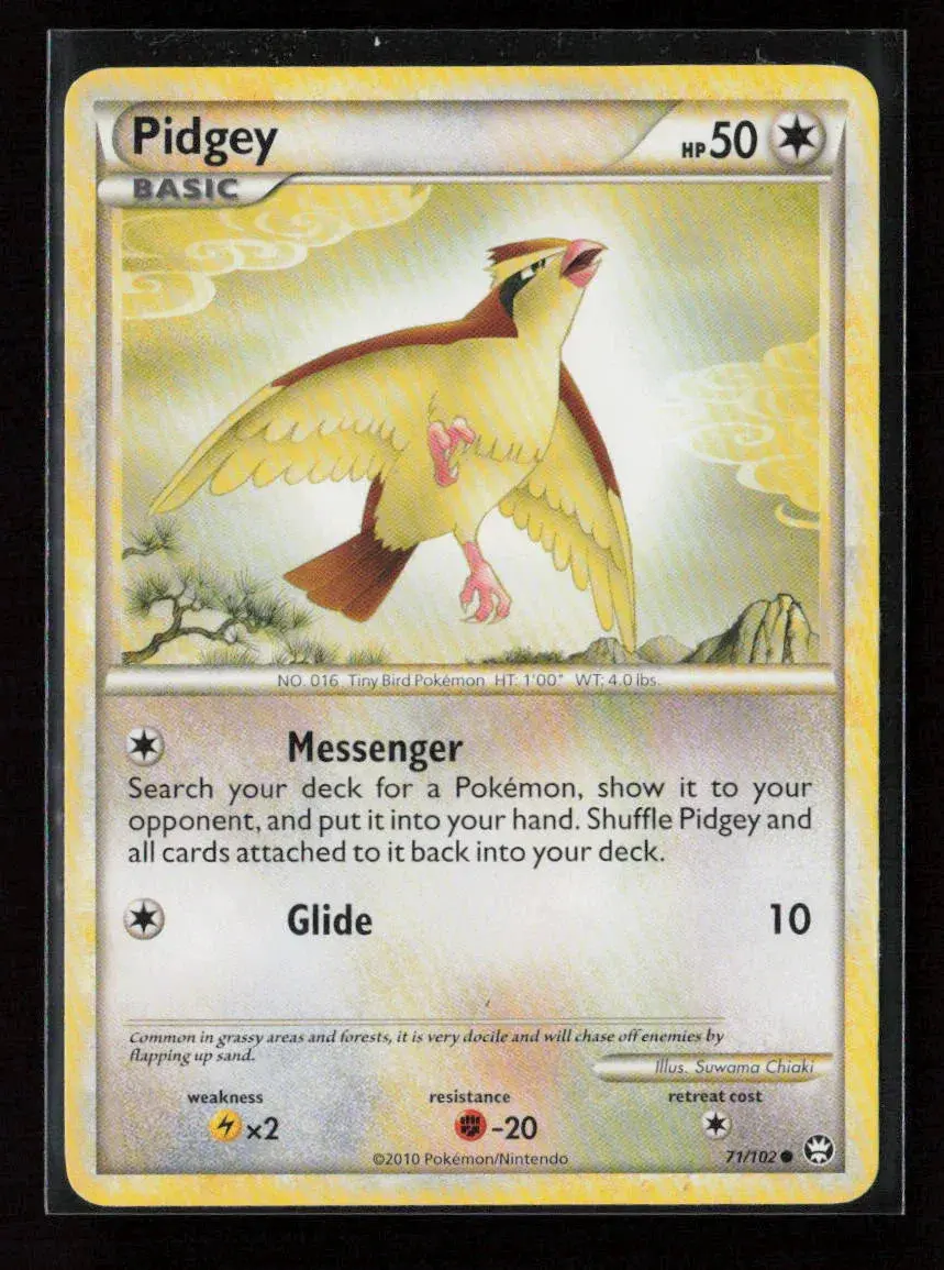 Pidgey Common Triumphant 71/102 Lp 1
