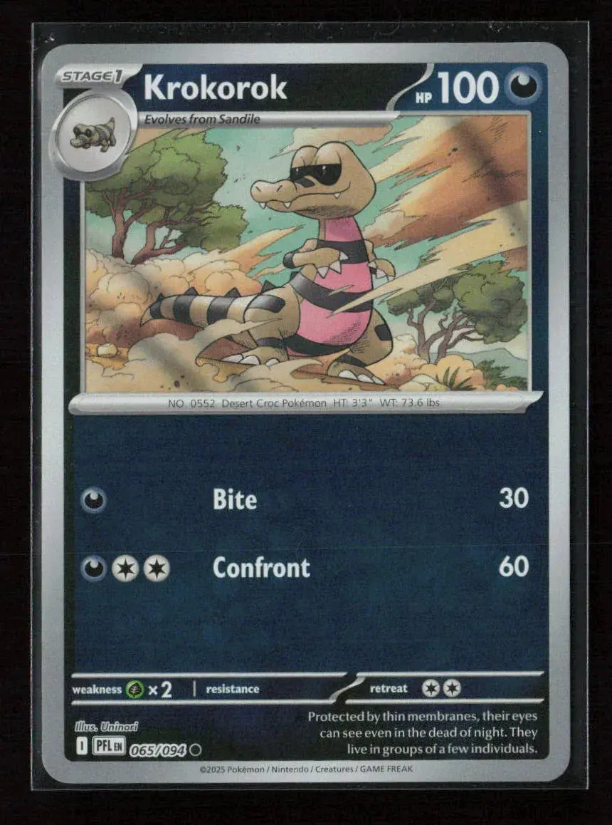 Krokorok Common Me02: Phantasmal Flames 065/094 Nm 1