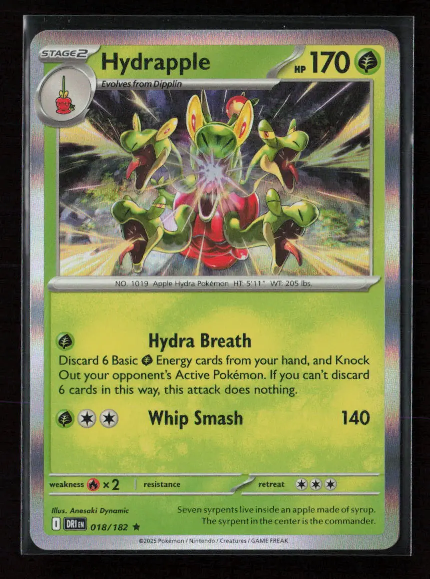 Hydrapple - Rare Sv10: Destined Rivals 018/182 Nm 1