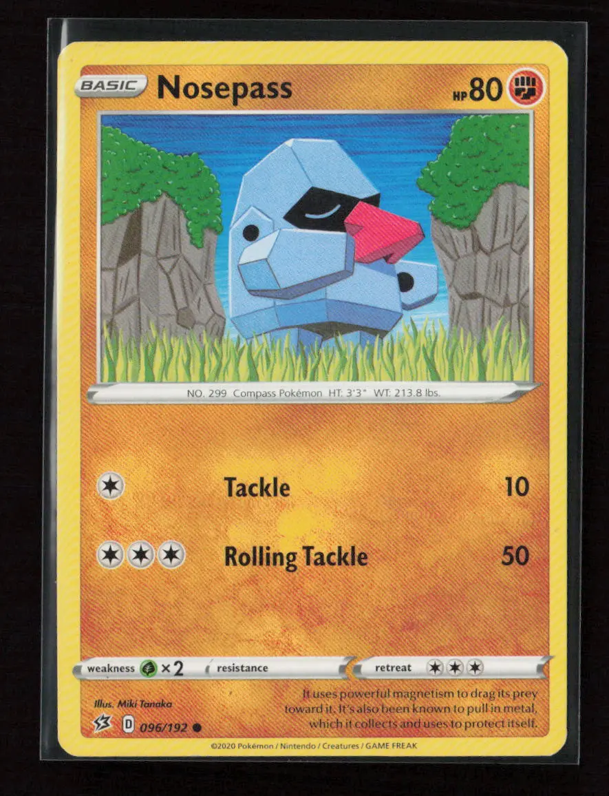 Nosepass Common Swsh02: Rebel Clash 096/192 Lp 1