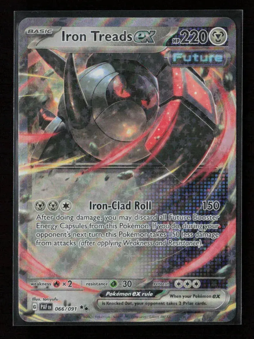 Iron Treads Ex Double Rare Sv: Paldean Fates 066/091 Nm 1
