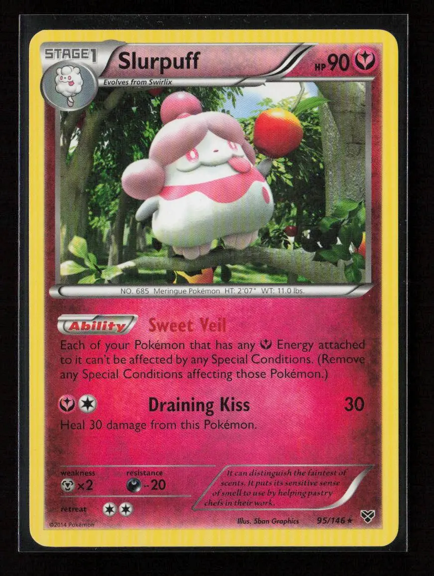 Slurpuff - 95/146 (Xy Base Set) Rare Deck Exclusives 095/146 Lp 1