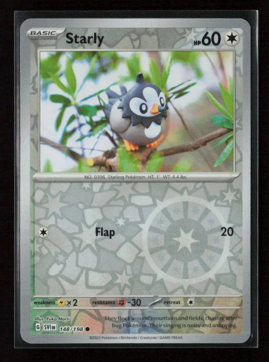 Starly - Common Sv01: Scarlet & Violet Base Set 148/198 Nm 1