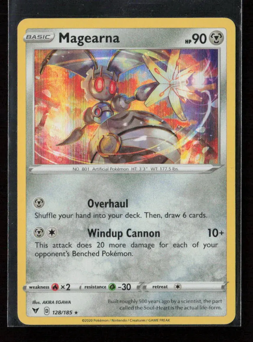 Magearna Holo Rare Swsh04: Vivid Voltage 128/185 Nm 1