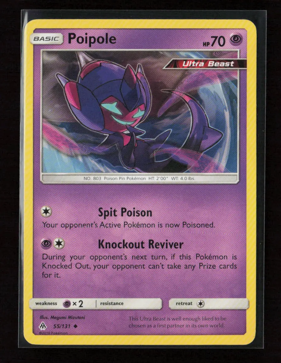 Poipole Uncommon Sm - Forbidden Light 55/131 Lp 1