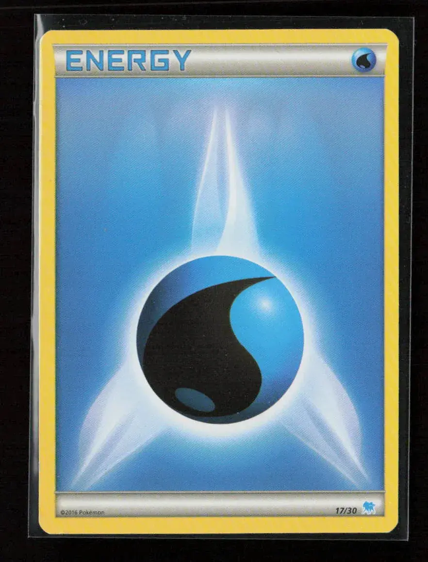 Water Energy (17) Common Xy Trainer Kit: Pikachu Libre & Suicune 17/30 Lp 1