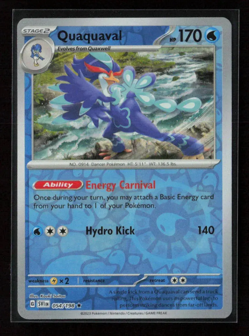 Quaquaval Rare Sv01: Scarlet & Violet Base Set 054/198 Nm 1