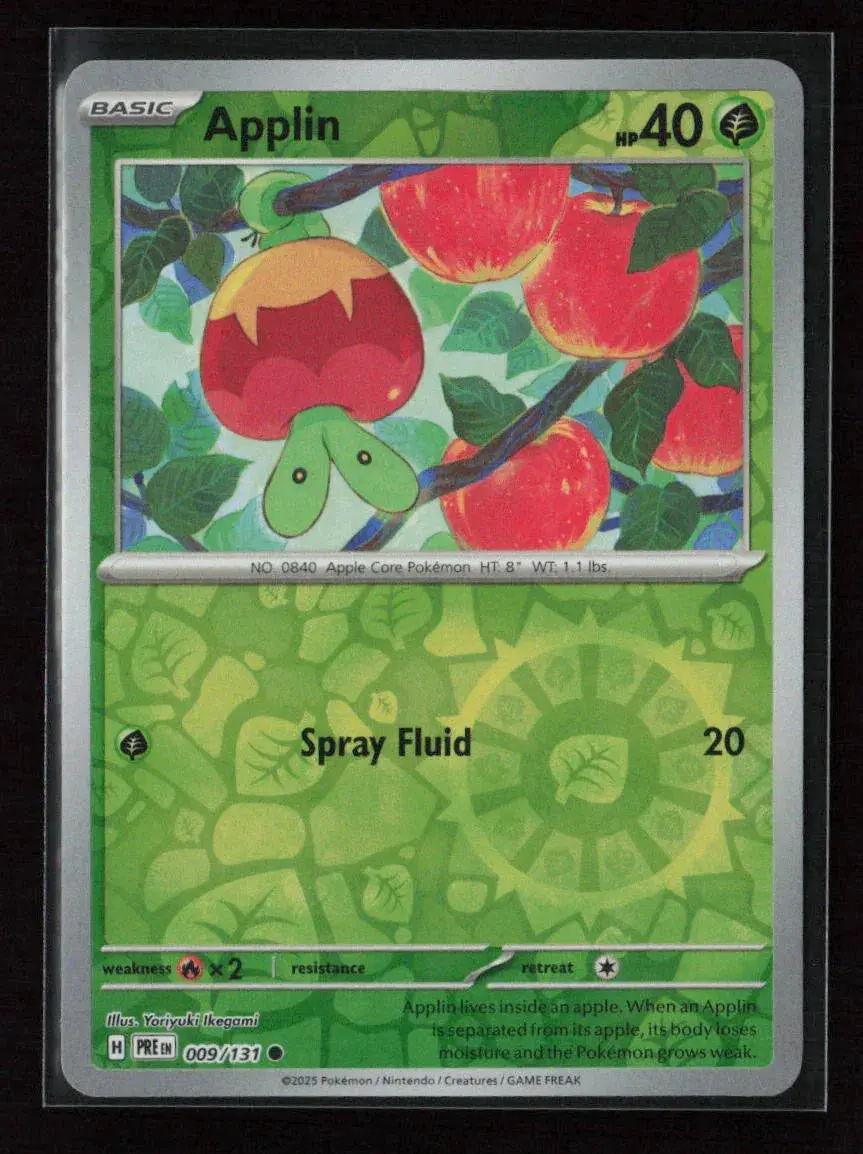 Applin Common Sv: Prismatic Evolutions 009/131 Nm 1