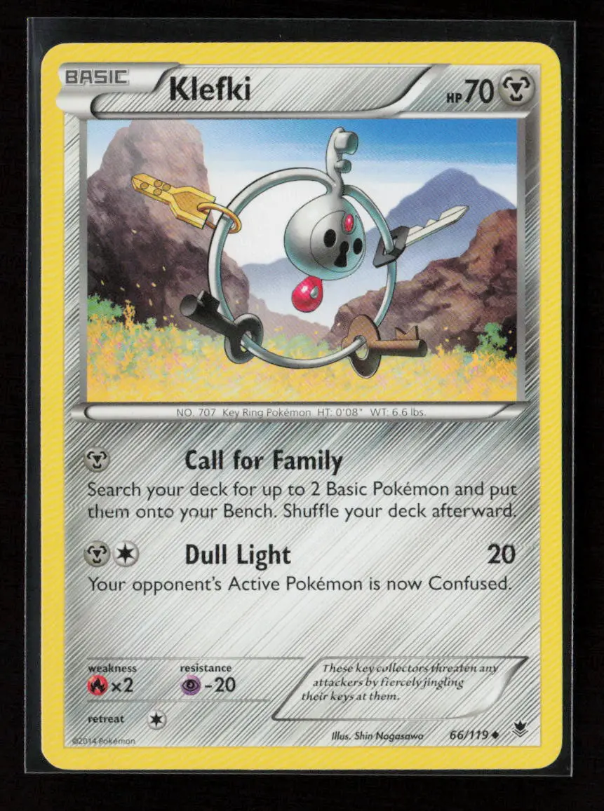 Klefki Uncommon Xy - Phantom Forces 66/119 Lp 1